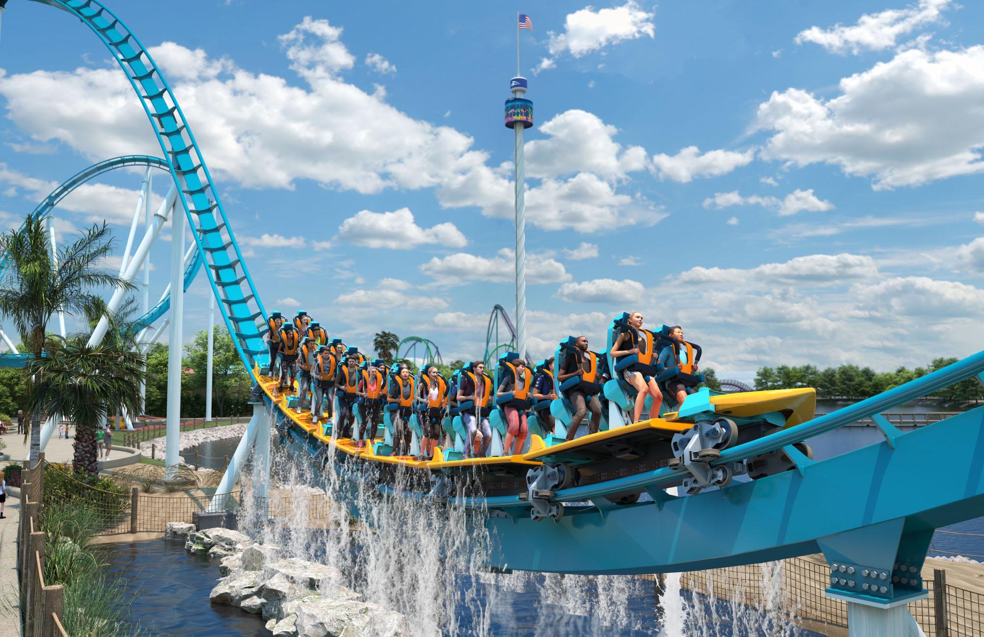 Pipleline The Surf Coaster To Open May 2023 At SeaWorld Orlando