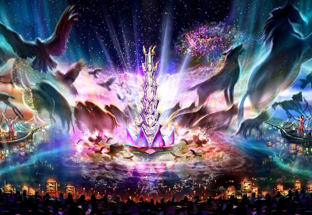 ÒRivers of LightÓ at DisneyÕs Animal Kingdom Ð Expected to open next spring, ÒRivers of LightÓ will be an innovative experience unlike anything ever seen in a Disney park, combining live music, floating lanterns, water screens and swirling animal imagery. ÒRivers of LightÓ will magically come to life on the natural stage of Discovery River, delighting guests and truly capping off a full day of adventures at DisneyÕs Animal Kingdom. (Disney Parks)