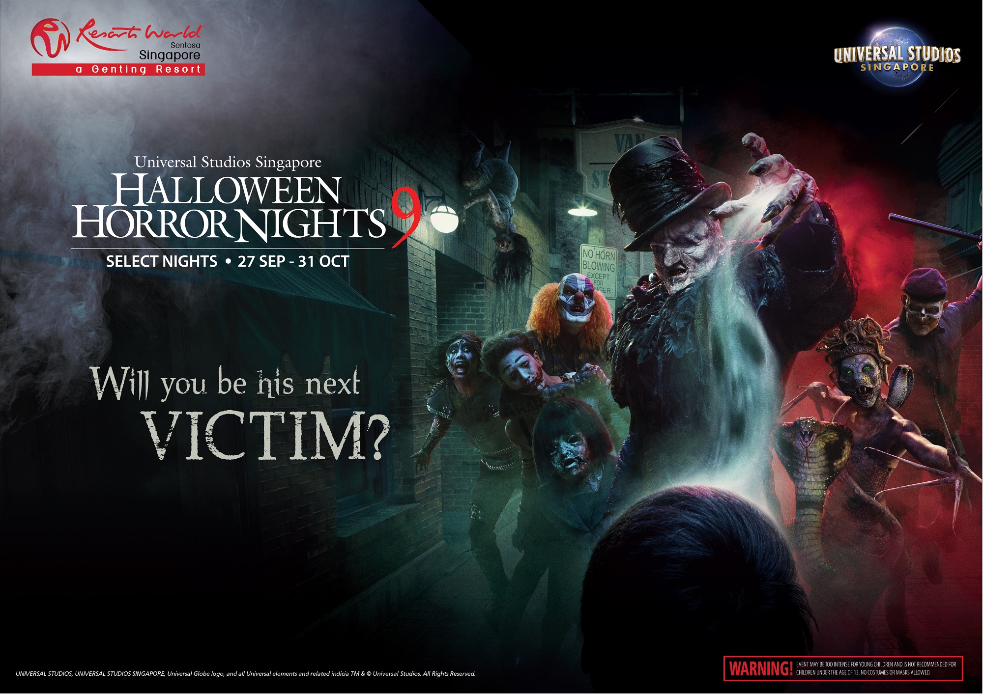 Universal Studios Singapore's Halloween Horror Nights returns for 9th