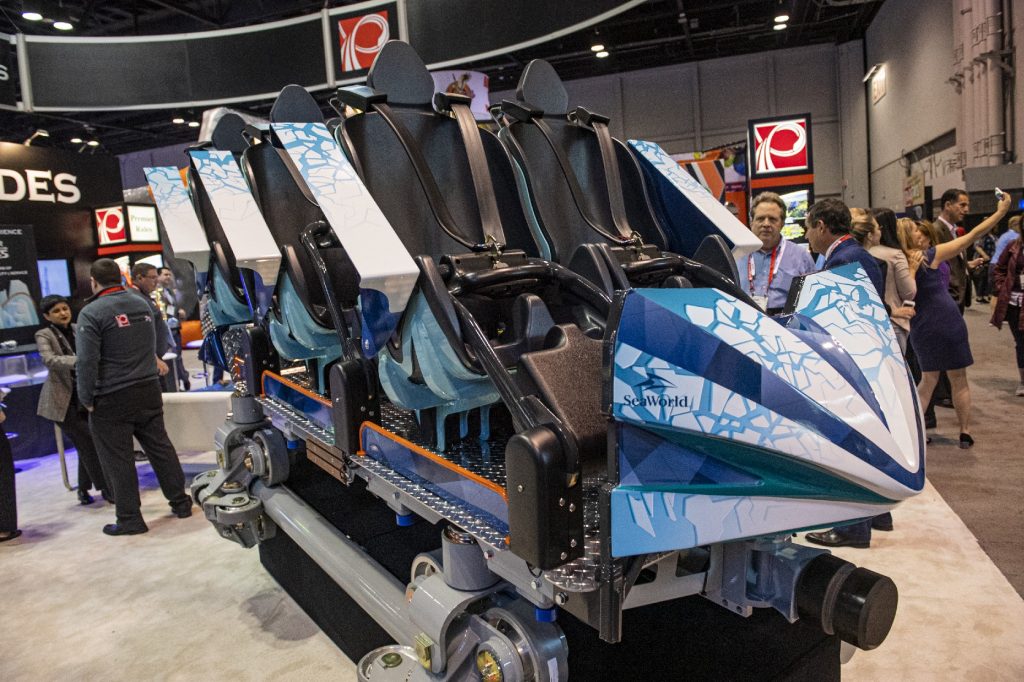 SeaWorld Orlando Unveils Ride Car for Ice Breaker at 2019 IAAPA ...