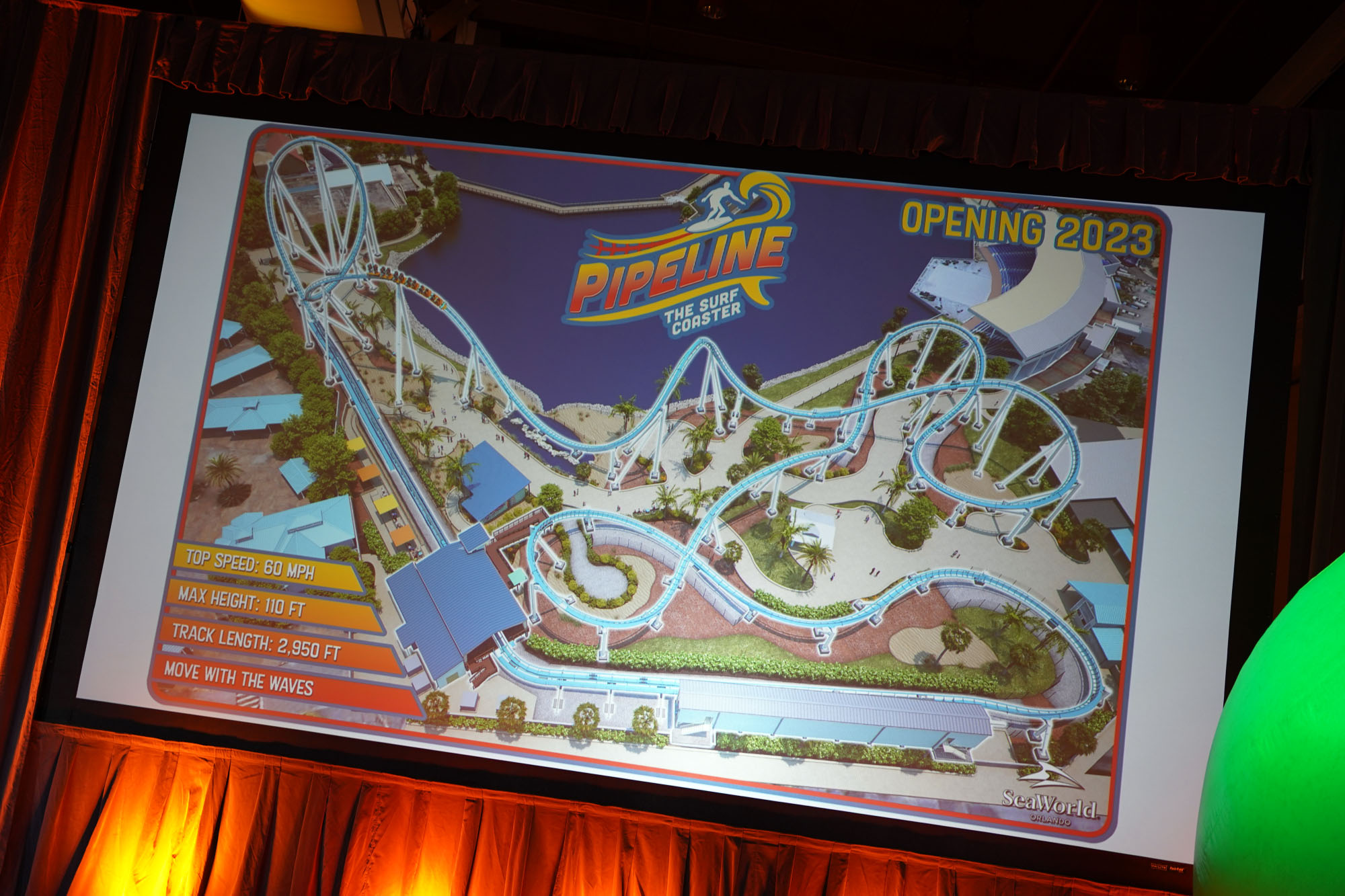 Pipeline: The Surf Coaster! SeaWorld Orlando 2023 Roller Coaster! 